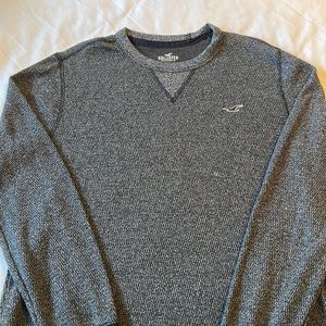 Hollister Dark Grey Knitted Long Sleeve Sweater